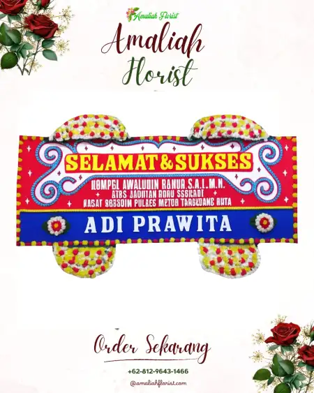 Papan Bunga Ucapan Selamat TUAL